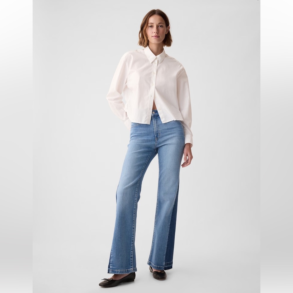 GAP 70s High Rise Flare Jeans size 8R/ 29